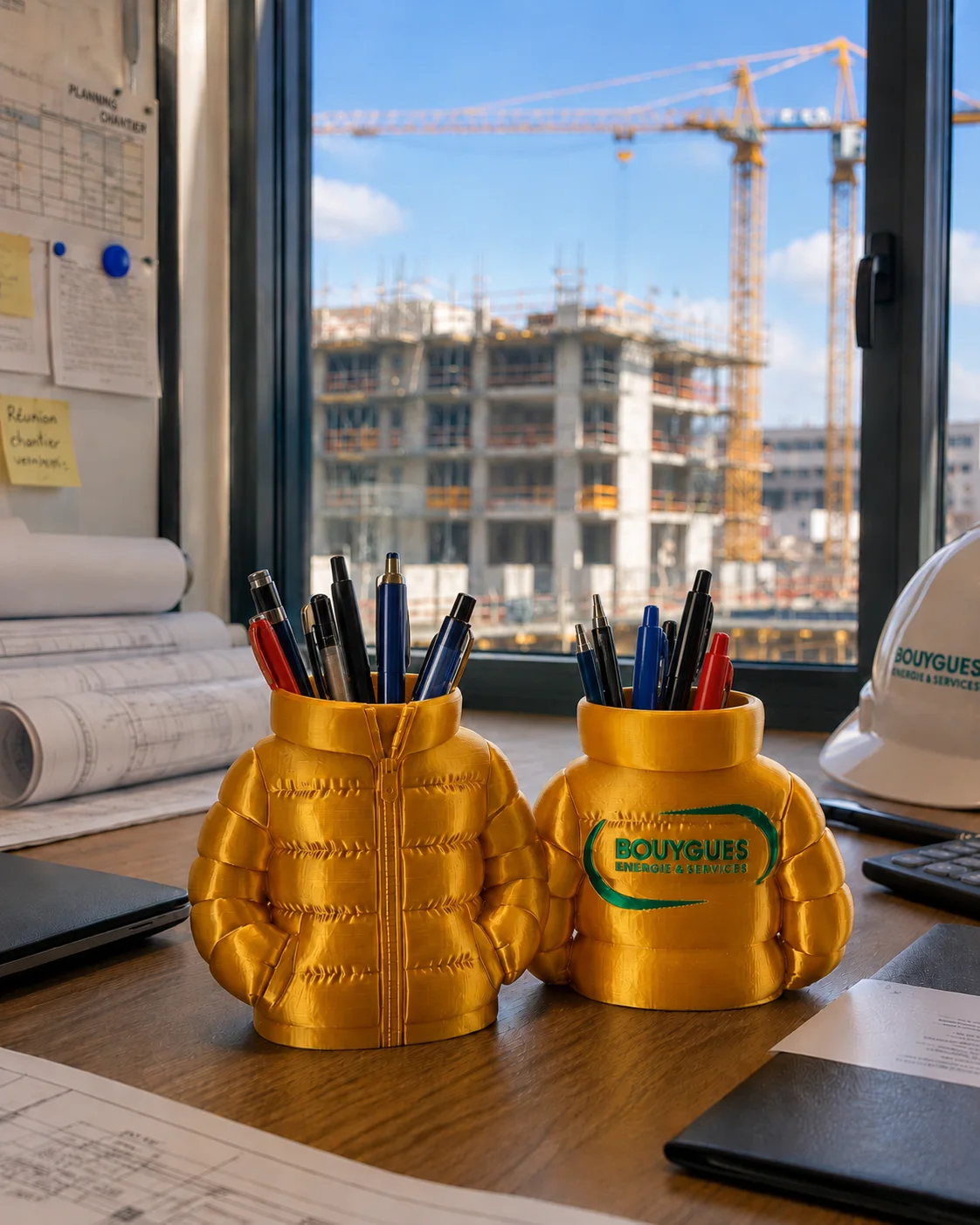 Pots de bureau originaux